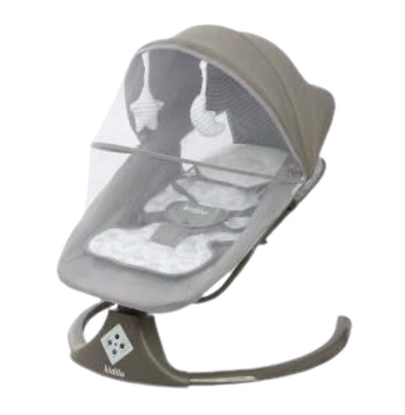 كرسي هزاز ذكي للأطفال مع مظلة وشبكة واقية