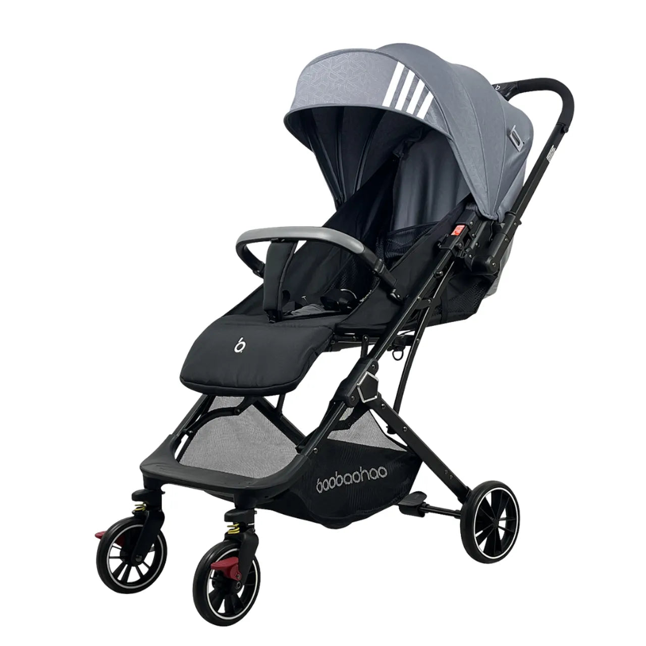 عربة أطفال قابلة للتحويل من باوباوهاو - Y8 - رمادية