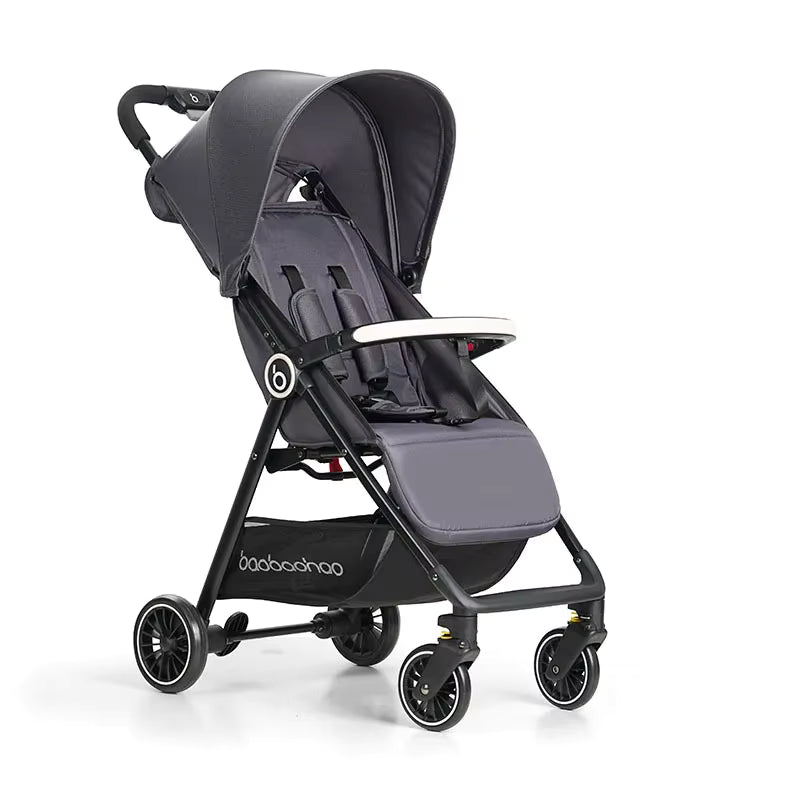 عربة اطفال ثنائية الاتجاه بمقبض قابل للعكس للاولاد والبنات من عمر 0-3 سنوات